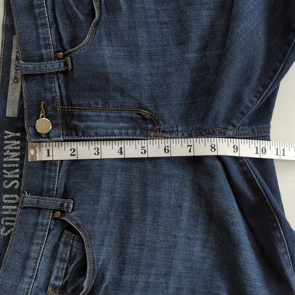 DKNY Soho Skinny Distressed Jeans 4 Blue - Picture 14 of 16